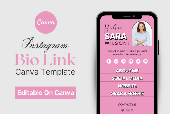 Download Link in Bio Instagram Canva Template - Instagram Collection