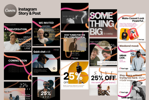 Download Men’s Urban Fashion Instagram Canva - Instagram Collection