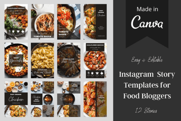 Download Food Instagram Story Templates Canva - Instagram Collection