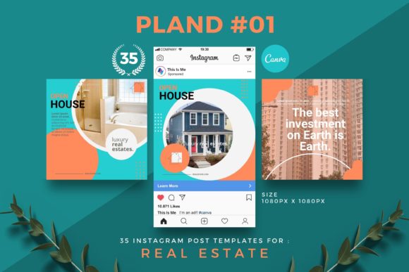 Download Pland One - Instagram Post Templates - Instagram Collection