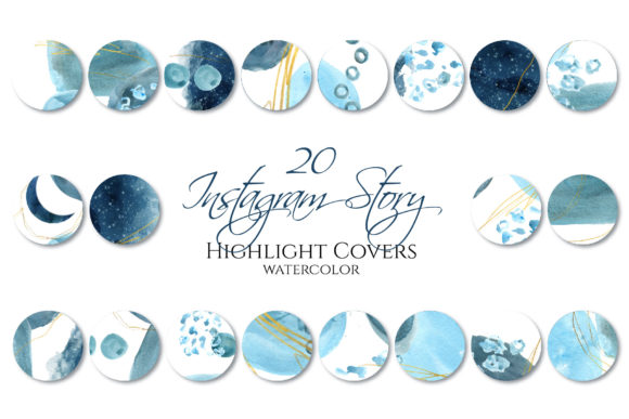 Download Watercolor Instagram Story Highlight - Instagram Collection