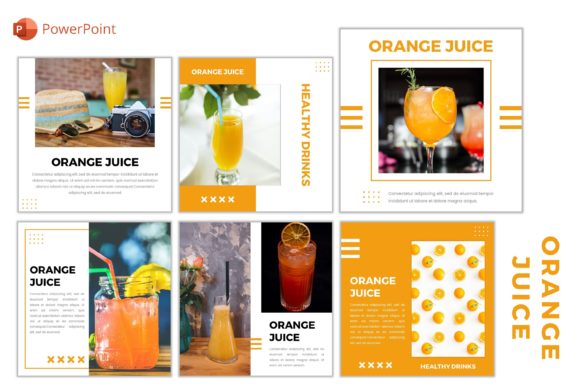 Download Template Instagram Business-Orange Juice - Instagram Collection