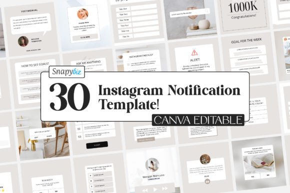 Download Instagram Notification Canva Templates - Instagram Collection