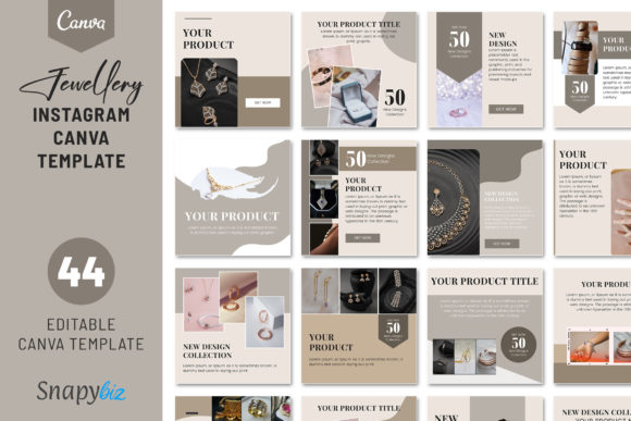 Download Jewellery Instagram Canva Template - Instagram Collection