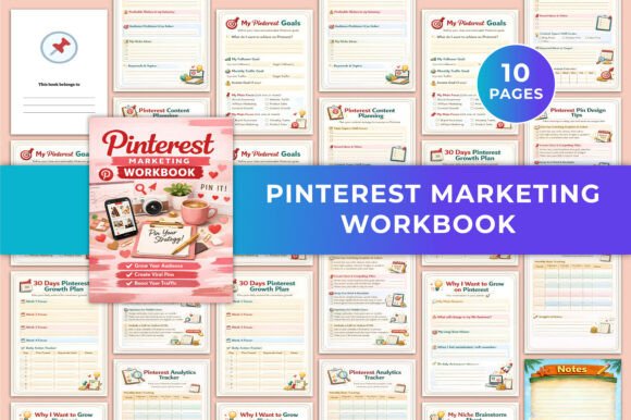 Download Pinterest Marketing Workbook KDP - Pinterest Collection
