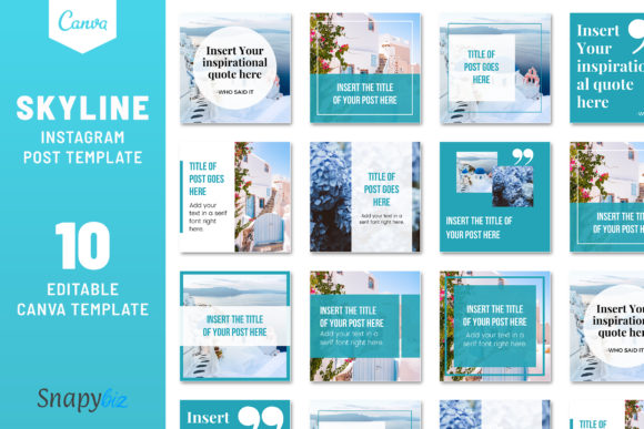 Download Skyline Instagram Template - Instagram Collection