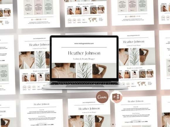 Download 2 Page Media Kit Canva Template, Instagram - Instagram Collection