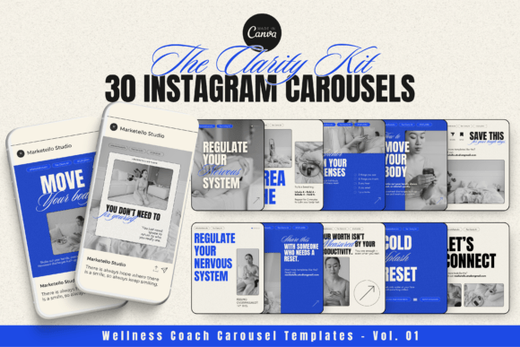 Download Instagram Carousel Templates-Clarity - Instagram Collection