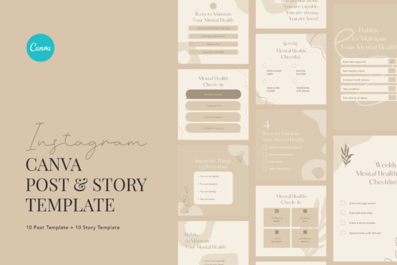 Download Mental Health Tips Instagram Canva - Instagram Collection