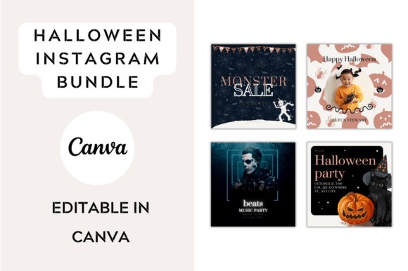 Download Halloween Instagram Editable Templates - Instagram Collection