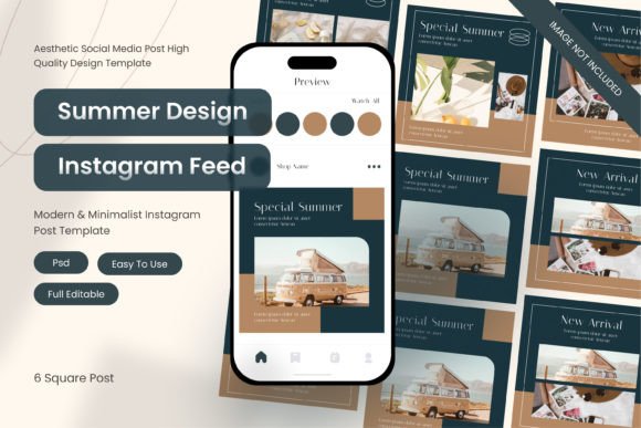 Download Set Instagram Post Bundle Figma Template - Instagram Collection