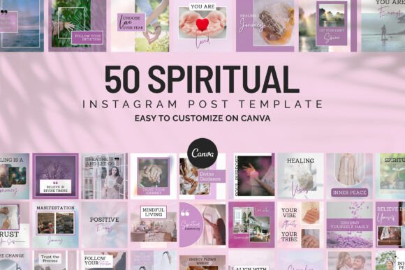 Download Spiritual Instagram Canva Post Templates - Instagram Collection
