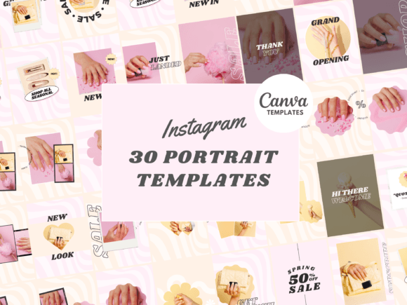 Download Y2K Instagram Canva Template - Instagram Collection