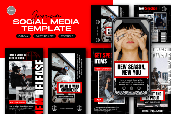 Download Junca Hype Fashion Instagram Template - Instagram Collection