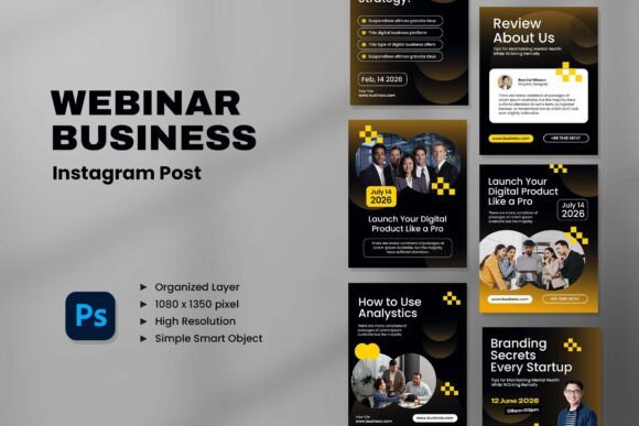 Download Webinar Business Instagram Post - Instagram Collection