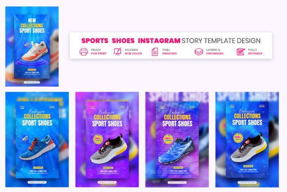 Download Sports Shoes Instagram Story Design. - Instagram Collection