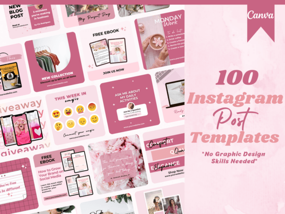 Download 100 Pink Instagram Post Templates - Instagram Collection